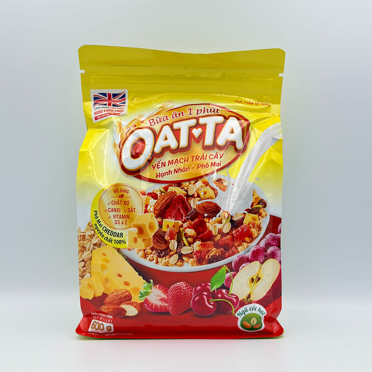 Oatta Fruit Oatmeal Almond & Cheese Flavor 600g 600 g
