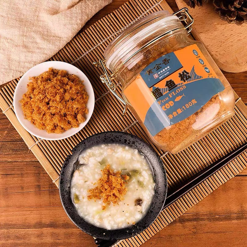 Xiamen Snacks【Huangjinxiang】high-end new product cod floss 180 g