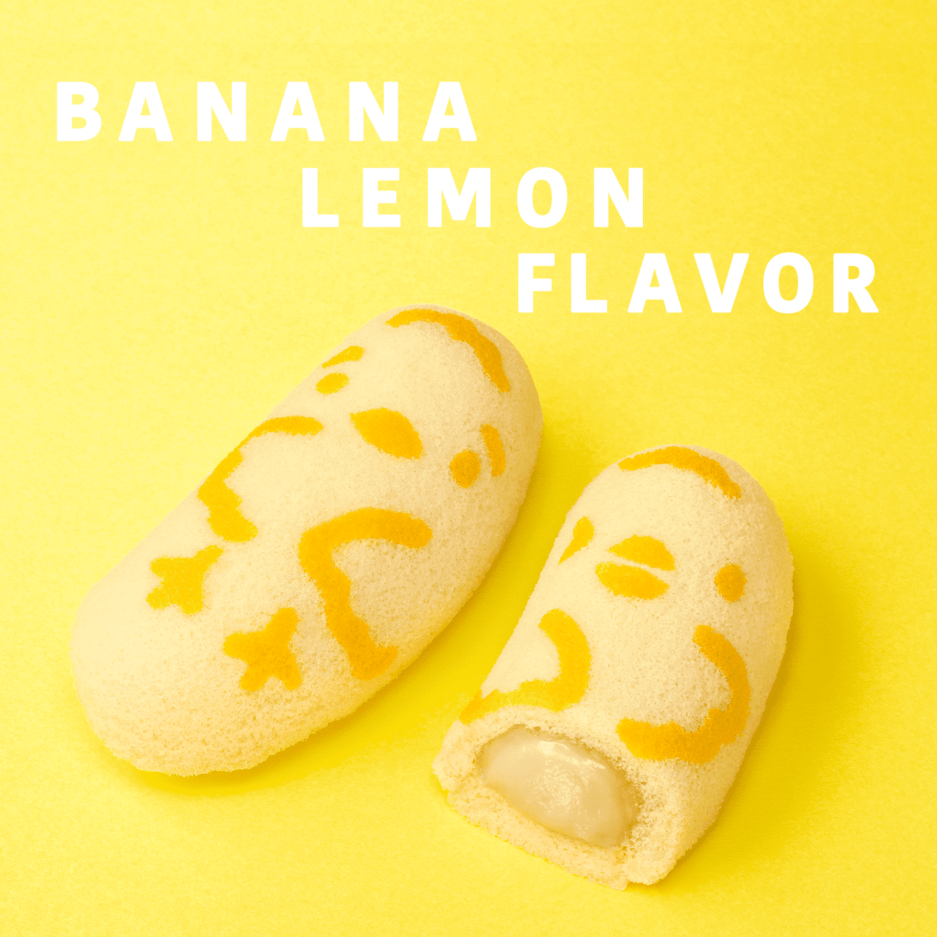 バナナオフィシャル TOKYO BANANA, Summer limited edition, Banana Lemon Flavor, 4 PCs