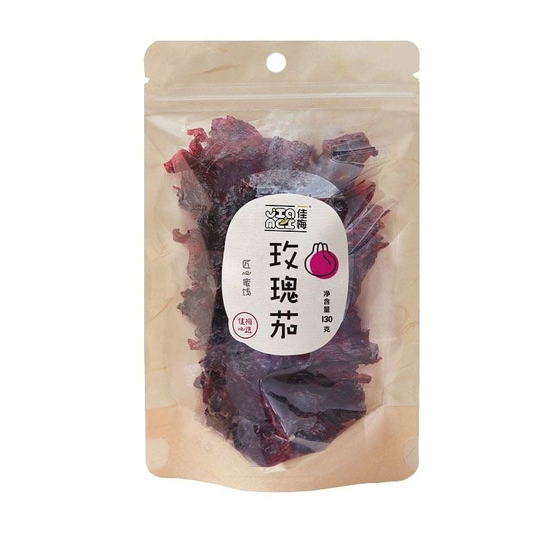 Fresh dried rose eggplant and candied fruit 130g 130 g
