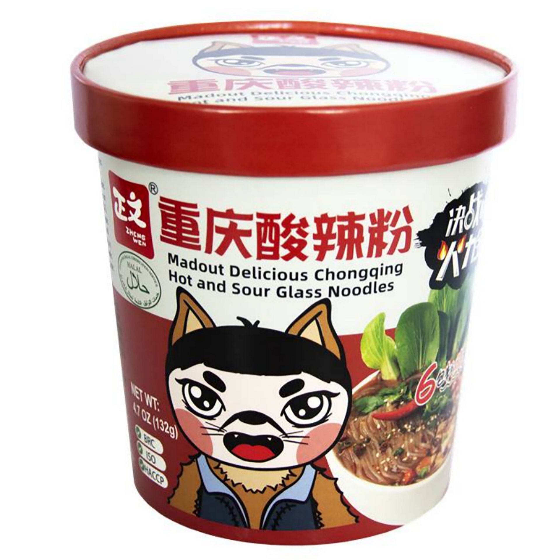 Chongqing Hot Sour Instant Vermicelli 132g 1 each