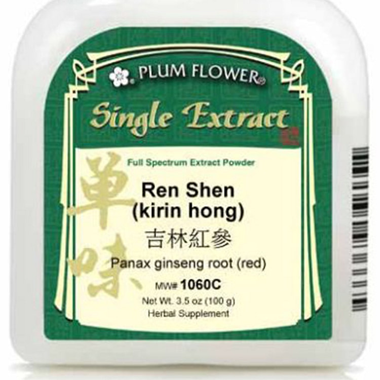 Ren Shen (Kirin Hong), extract powder Panax ginseng root - red