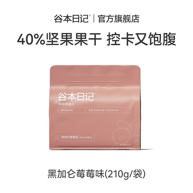 Guben Diary Blackcurrant and strawberry Oatmeal 210 g