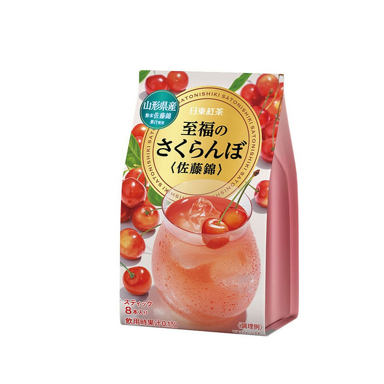 日東紅茶 至福佐藤锦 樱桃味 夏日冲饮 8个入/