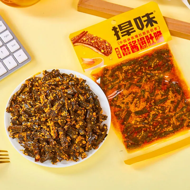 毛肚老北京麻醬爆肚脆牛肚魔芋零食75 克- Weee!