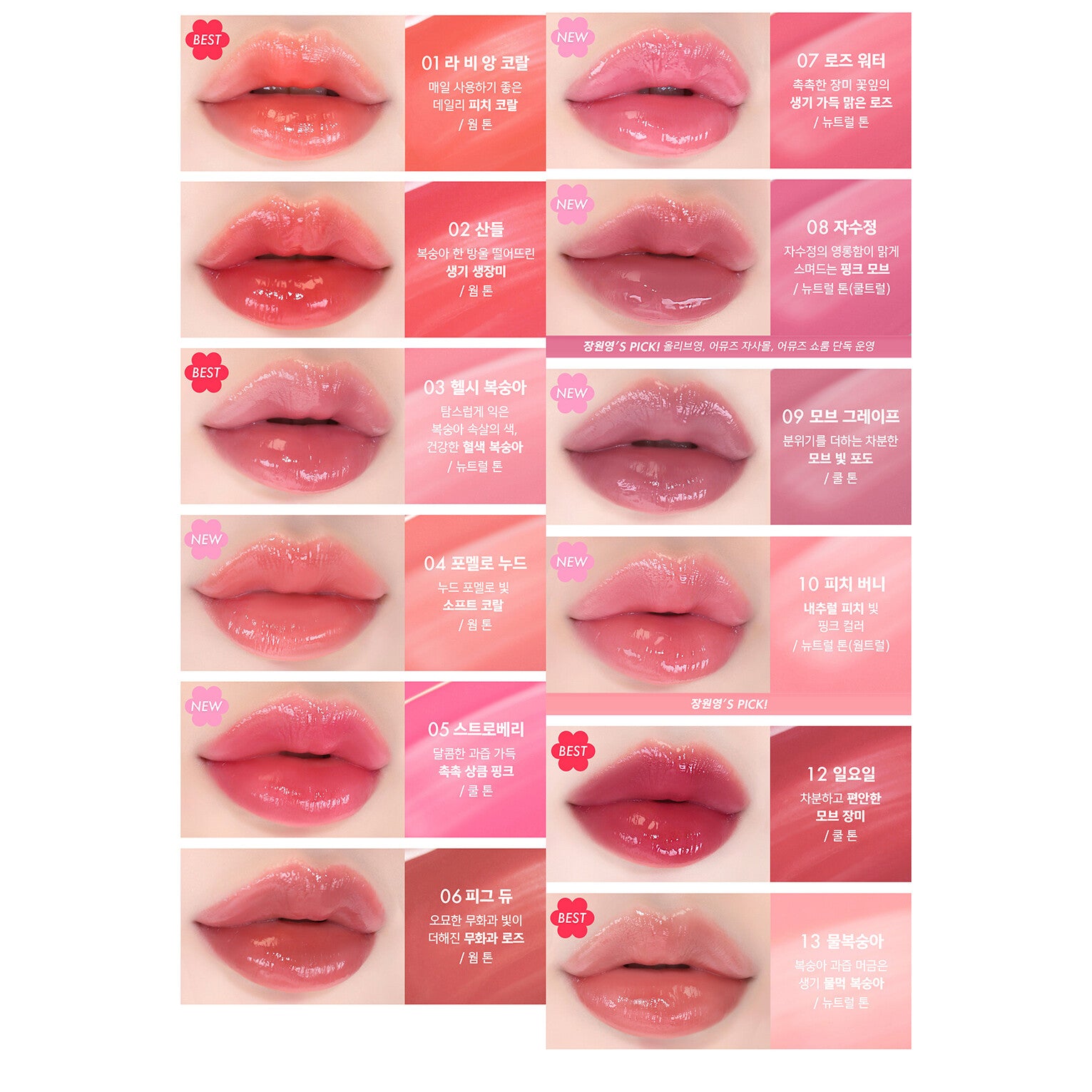 AMUSE Dew Tint 4g 13shades 07 Rose Water 1 each