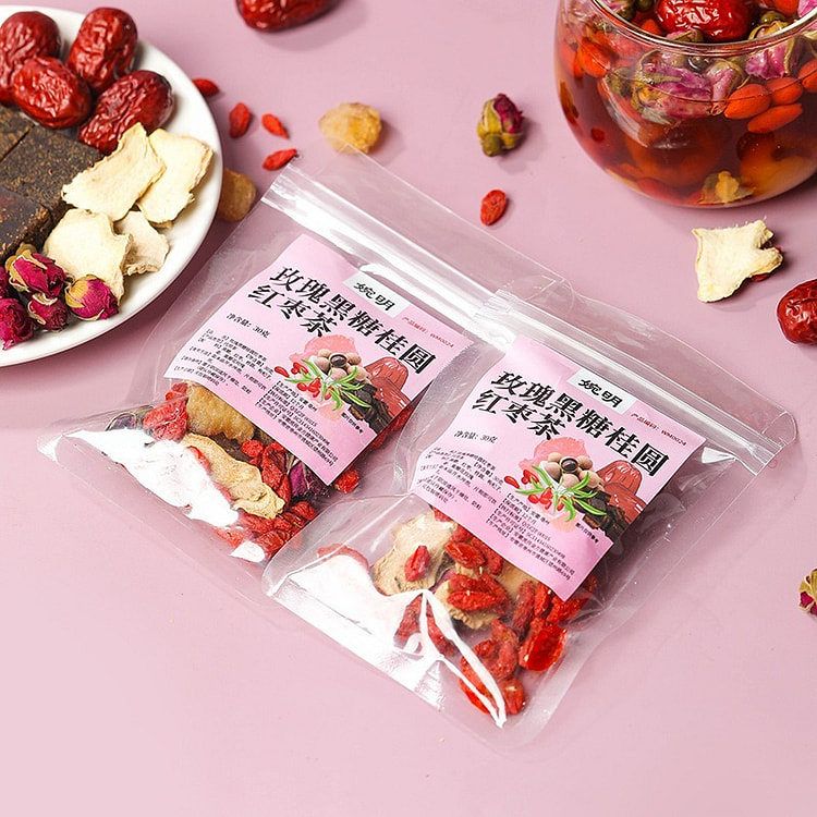 Rose Brown Sugar Red Date Longan Tea 30g