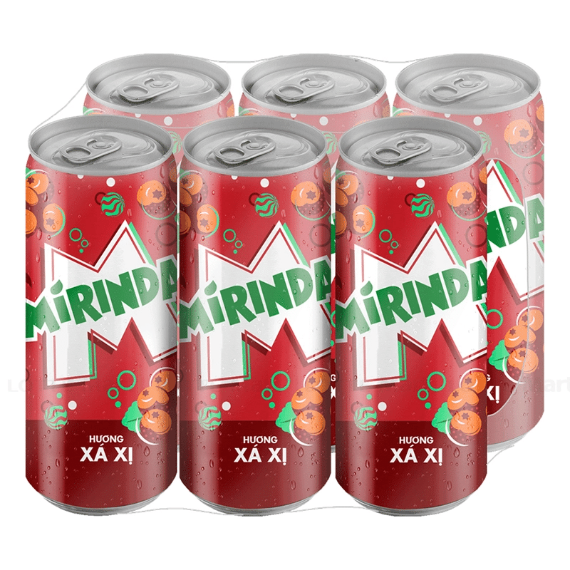 MIRINDA SODA SARSI 6 CAN X 10.82 OZ 1 bunch