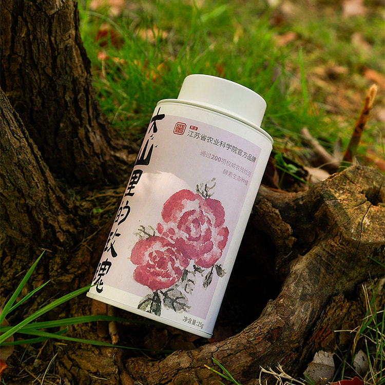 苏农科0硫熏重瓣红大山里的玫瑰25g*1罐
