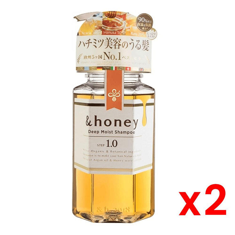 &Honey Deep Moist Shampoo 1.0 x2 440 ml