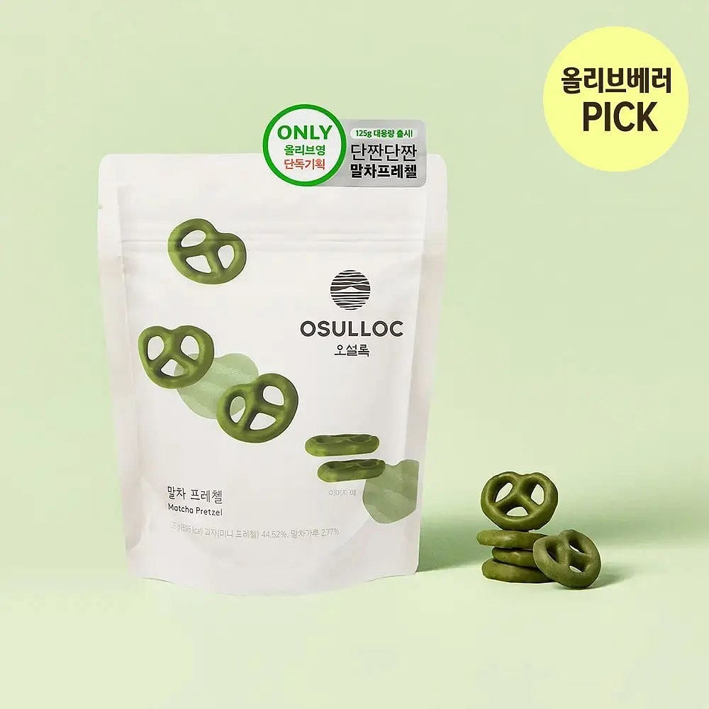 OSULLOC Matcha Pretzel 125g 1 each