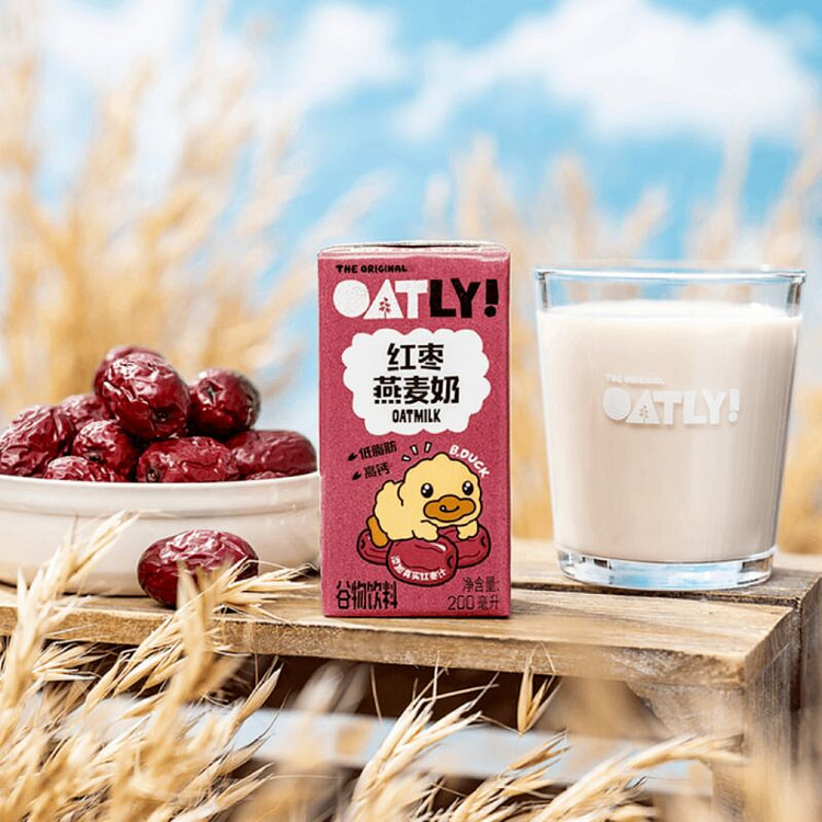 OATLY噢麦力 红枣燕麦奶 200ml