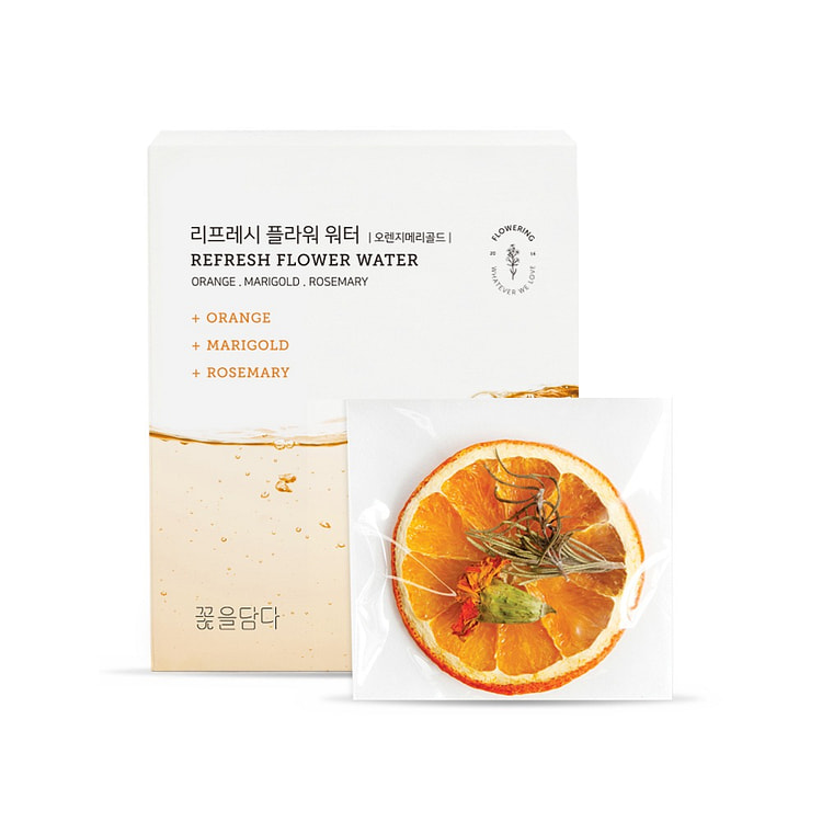 韩国果花茶10个装-橙子&万寿菊
