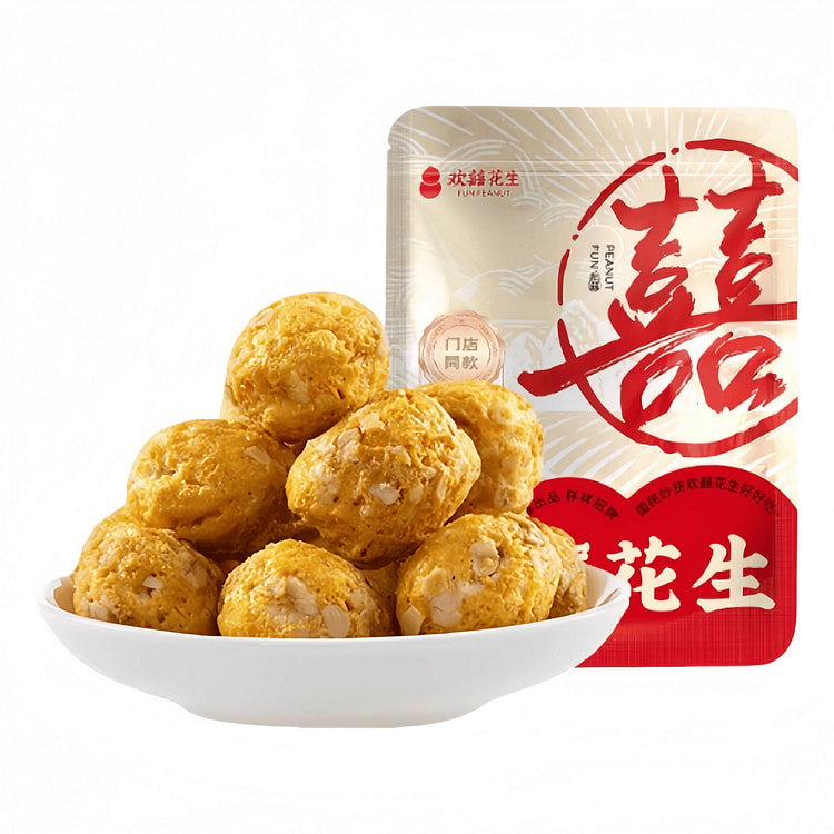 欢囍花生 甜泡芙（膨化食品）85g*1袋 85 克