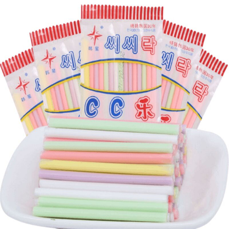 韩星 CC乐吸管糖混合果味16g 5 包