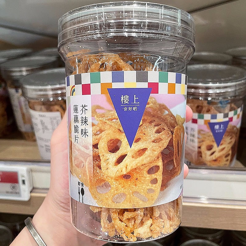 HKJEBN Wasabi-flavored lotus root crisps 85 g