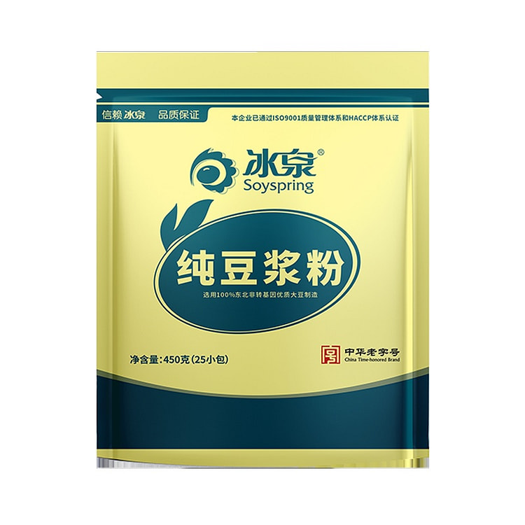 冰泉纯豆浆原味豆浆粉360g*1袋