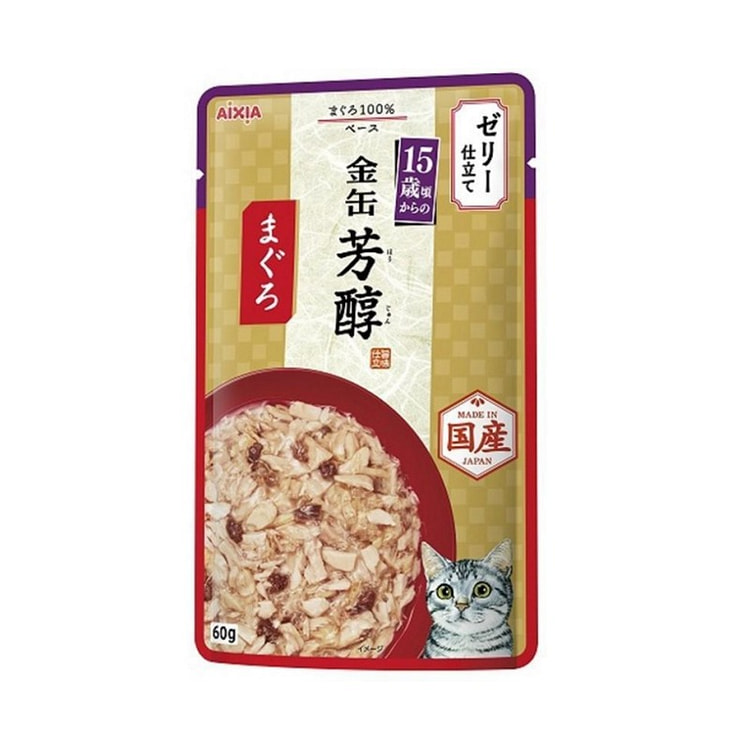 Aixia Kin-Can Tuna in Jelly Wet Cat Food 60g