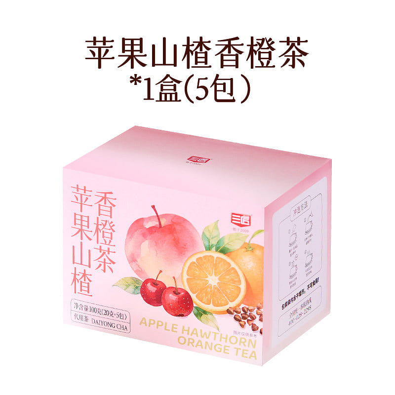 三匠苹果山楂茶100g*1盒 100 克
