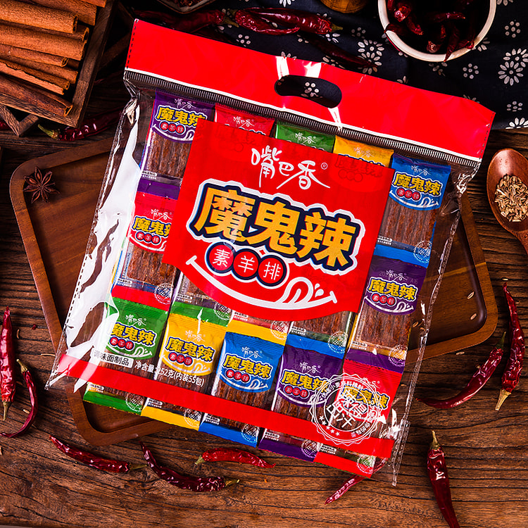 嘴巴香麻辣片魔鬼辣素排 252g*1包装