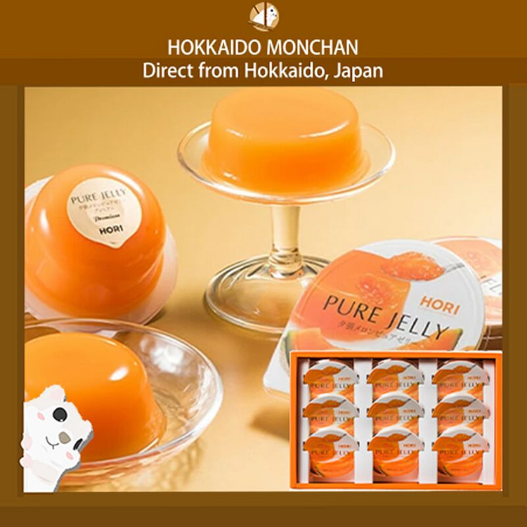 HORI 夕張哈密瓜果凍（9入裝）｜高級果凍禮盒