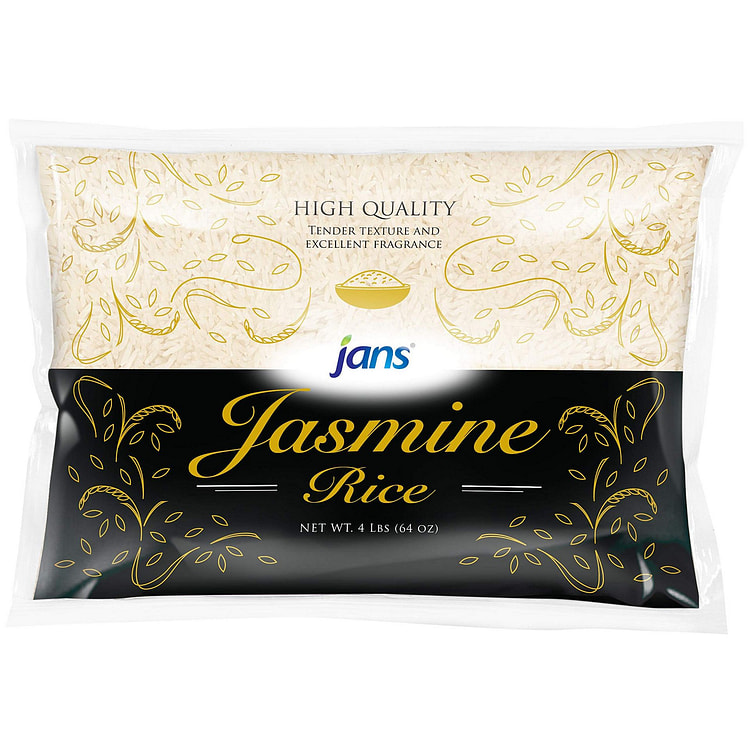 Jans - Jasmine Rice, 4lb, Pack of 1 4 lb
