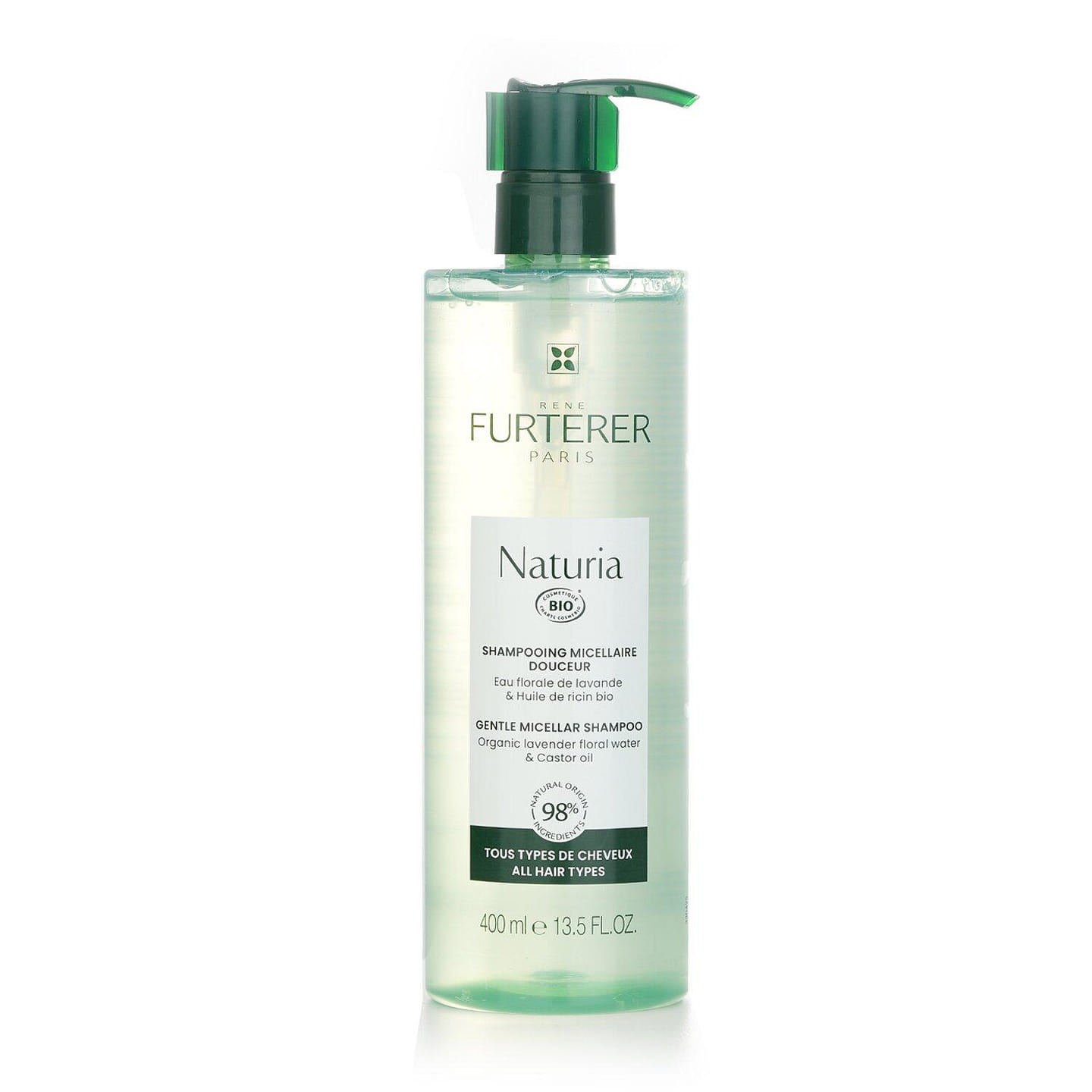Rene Furterer Naturia Gentle Micellar Shampoo (For All Hair Types) 400ml/13.5oz 400 ml