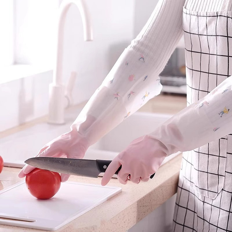 Extended Hand-Protective Dishwashing Gloves 2 each