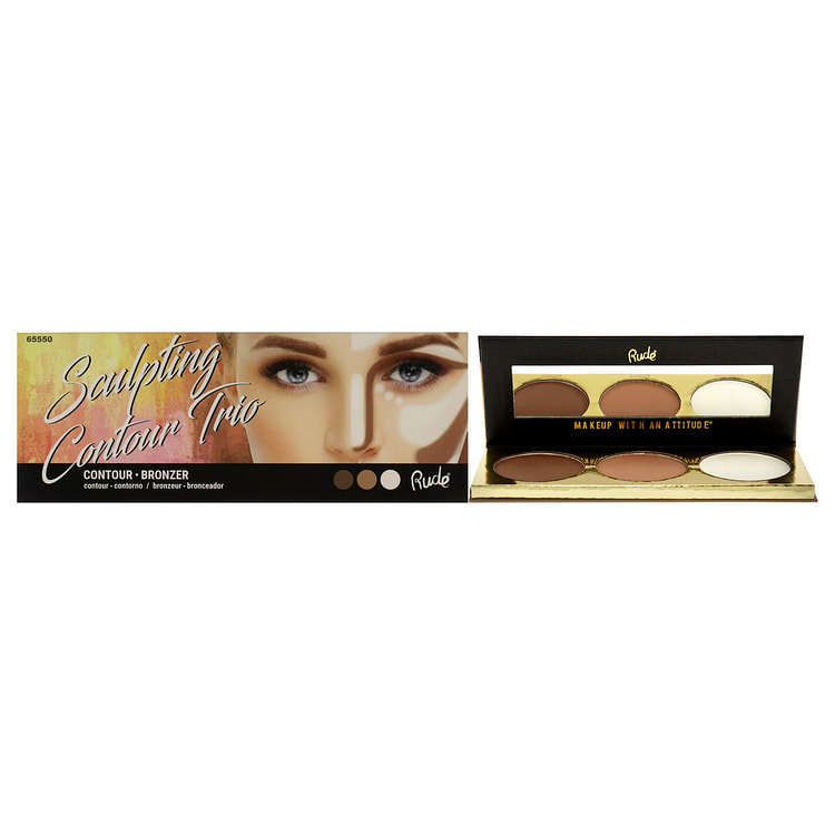ルード コスメティックス スカルプティング コントゥア トリオ 女性用 - 0.54 オンス メイクアップ