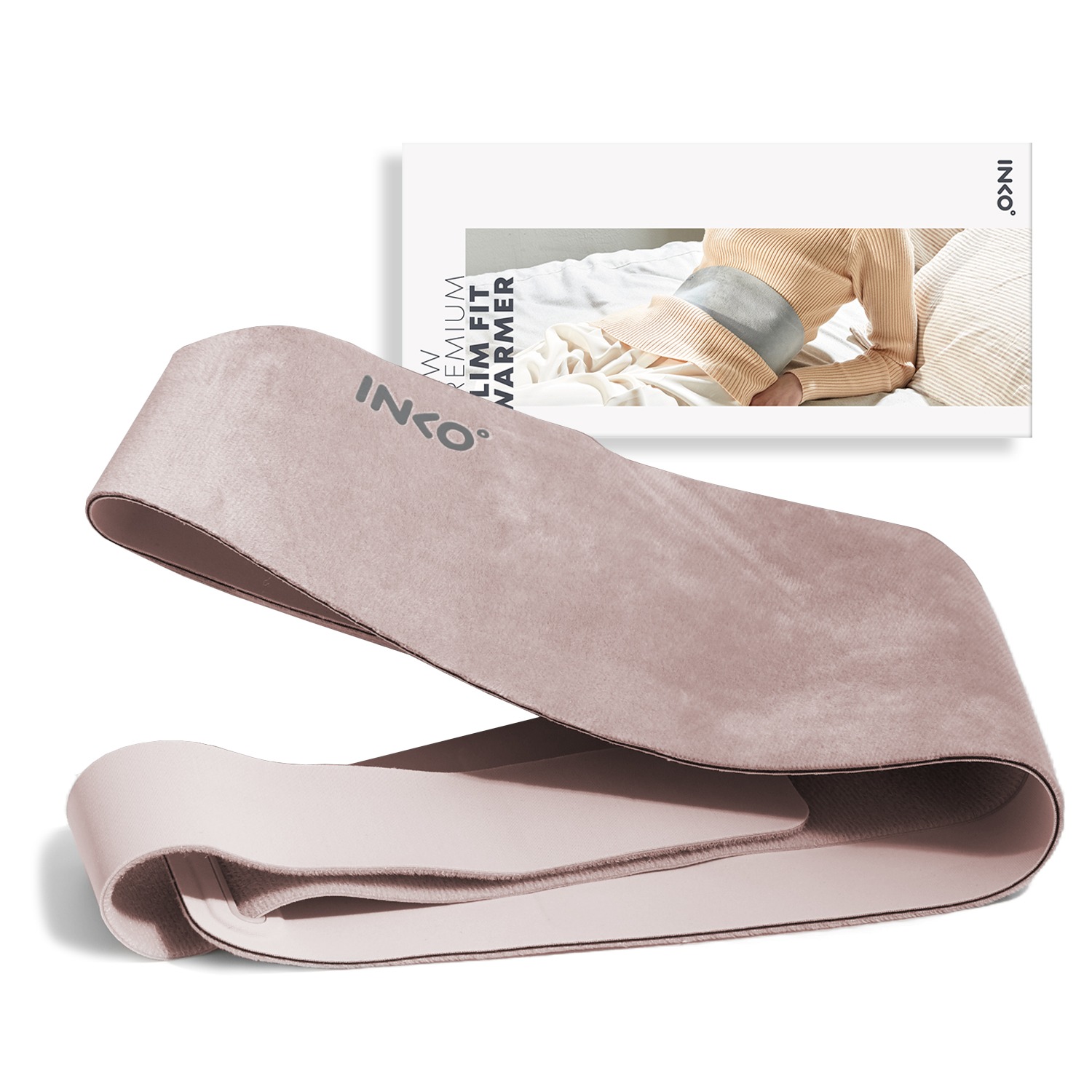 Get INKO New Premium Slim Fit Warmer - USB Powered Heating Belt (Rose ...
