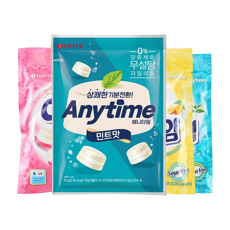 Lotte Korean Imported Milk Flavored Mints 60g 60 g