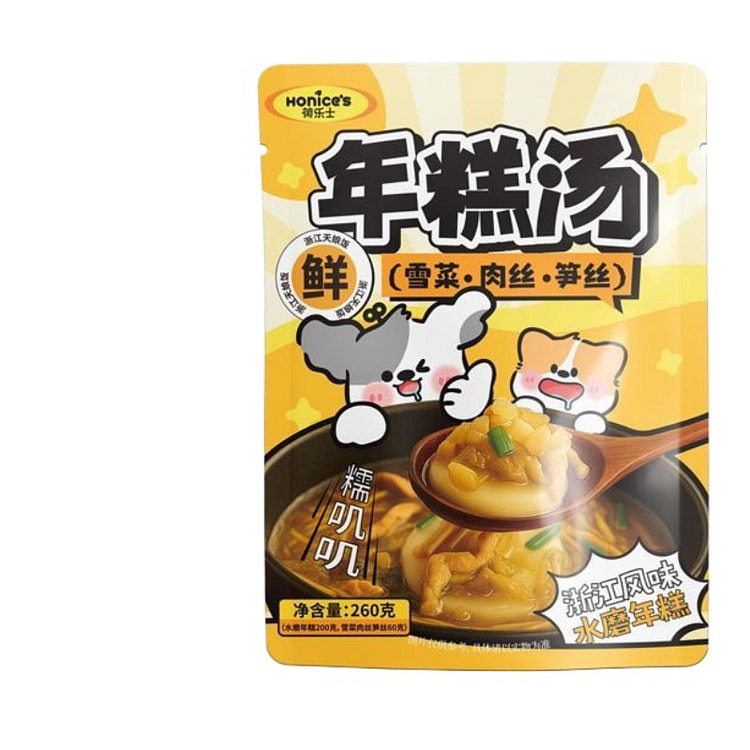 荷乐士 宁波水磨年糕年糕汤 260g*1袋