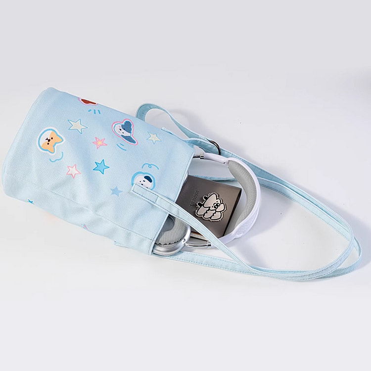Bucket Canvas Bag Star Dog F