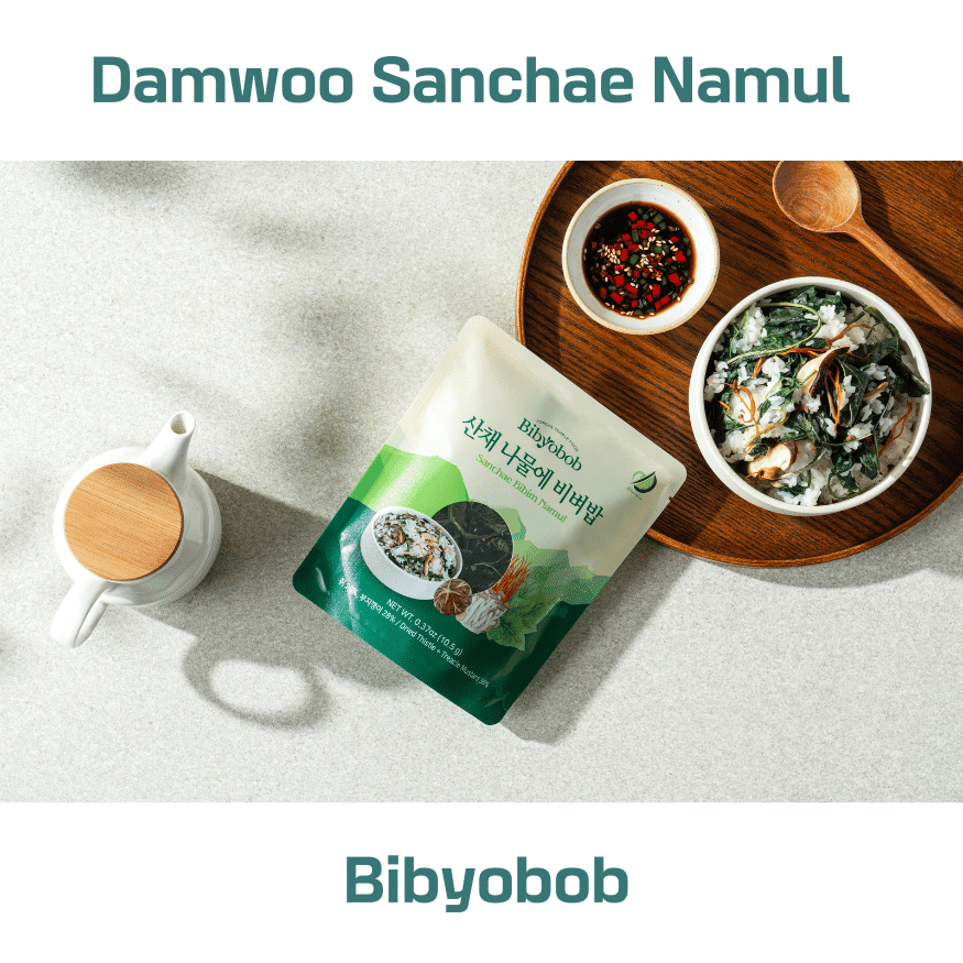 담우 산채 나물에 비벼밥 0.37 온스