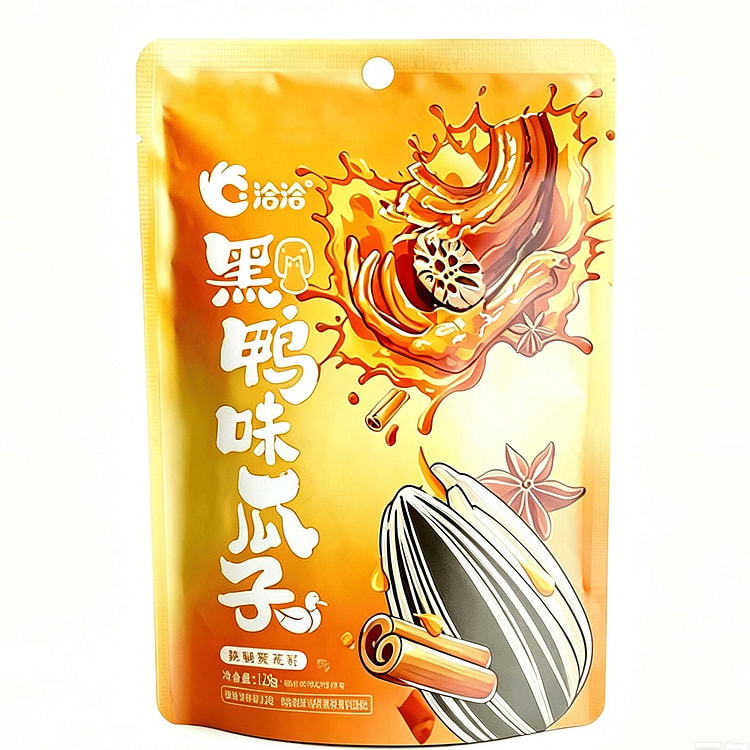 Black Duck Flavored Sunflower Seeds Snack, 128g 128 g