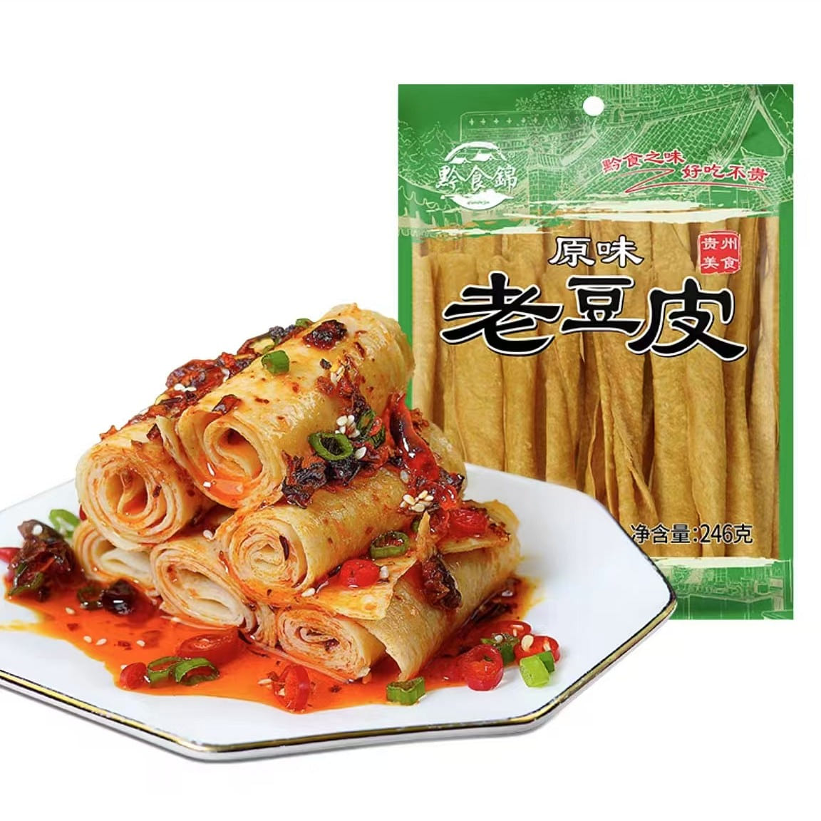 Qianshijin traditional old bean skin dried soy pro 240 g