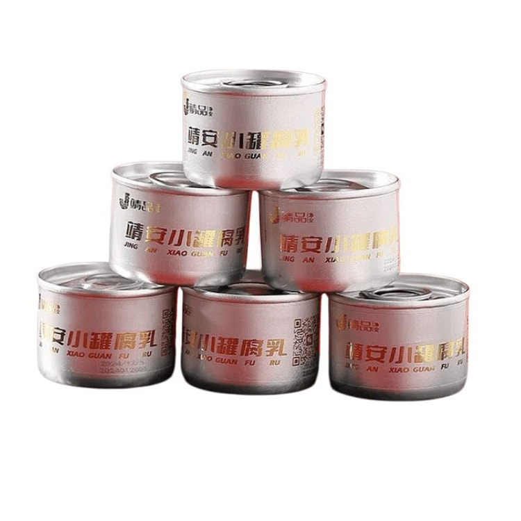 靖品 小罐豆腐乳 一罐一块腐乳小包装6罐