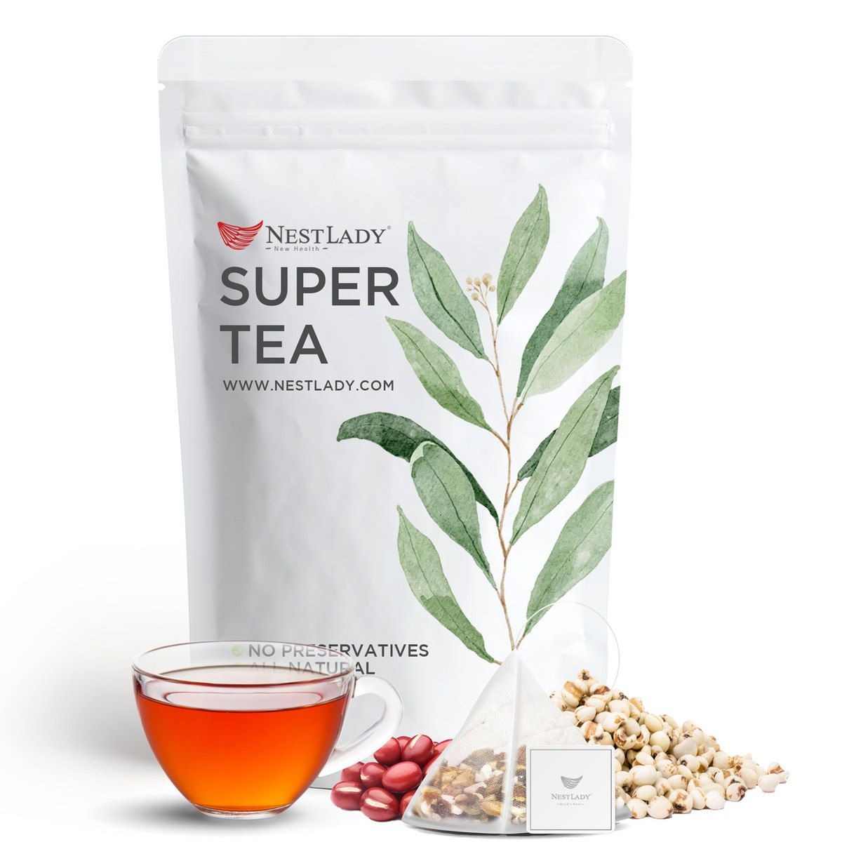 NESTLADY Red Beans and Barley Tea 20 bags 200 g