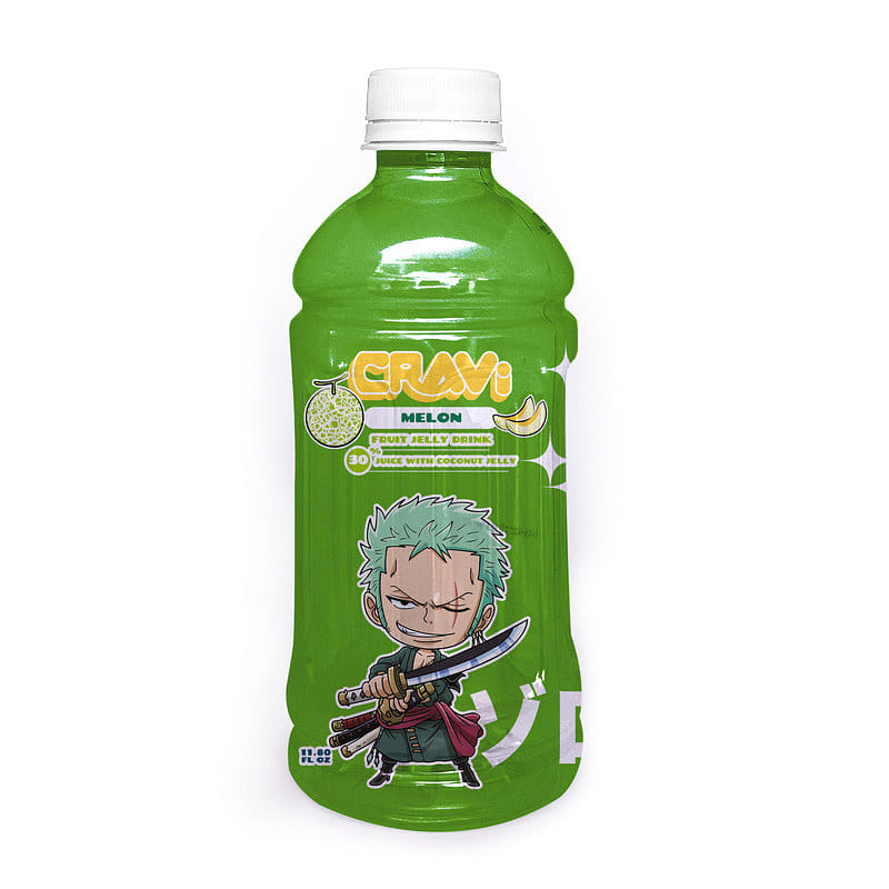 CRAVI One Piece Melon Juice with Coconut Jelly 330 ml