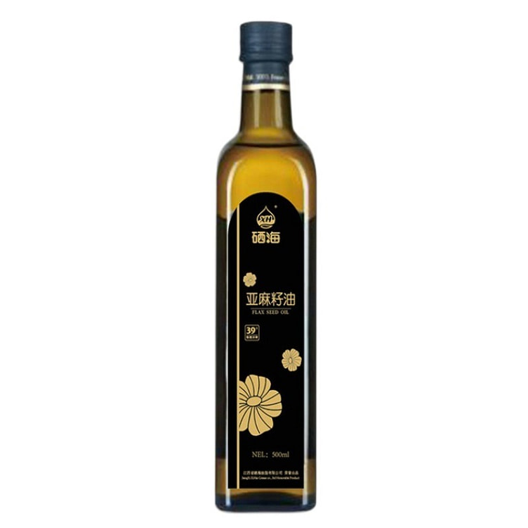 亚麻籽油 500ml 一级冷榨食用油 1 瓶