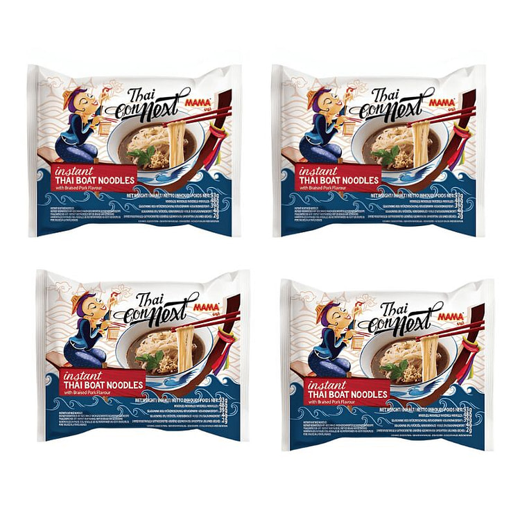 MAMA Thai Connext Boat Instant Noodles 4 pack 85 g