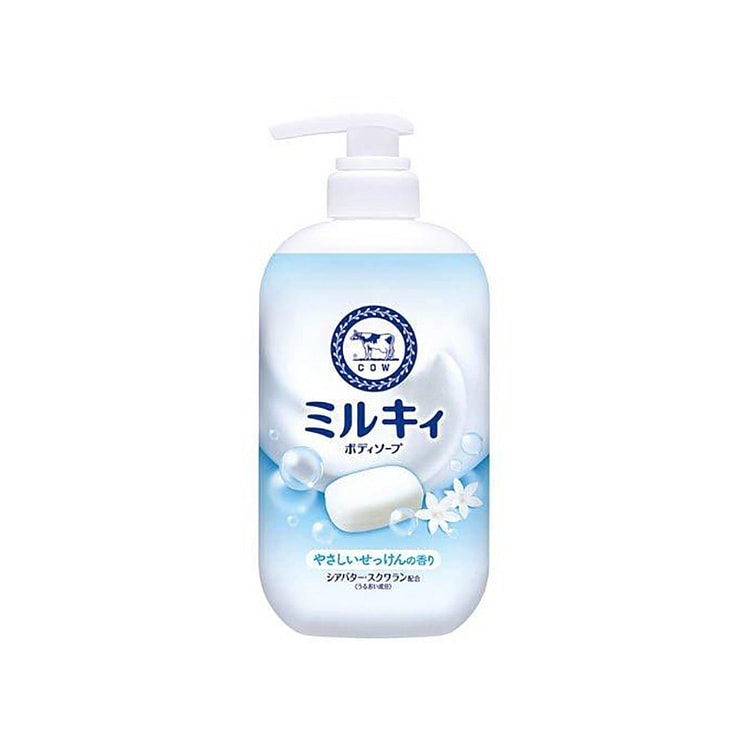 COW 牛乳石碱 儿童温和皂香沐浴露 500ml