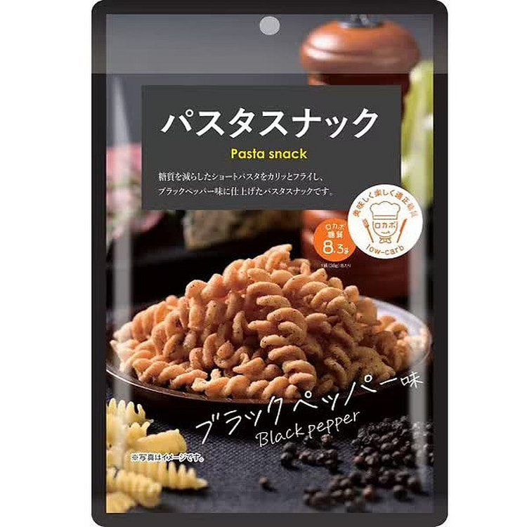 Abeko 低碳水化合物意面零食 黑胡椒味 38克