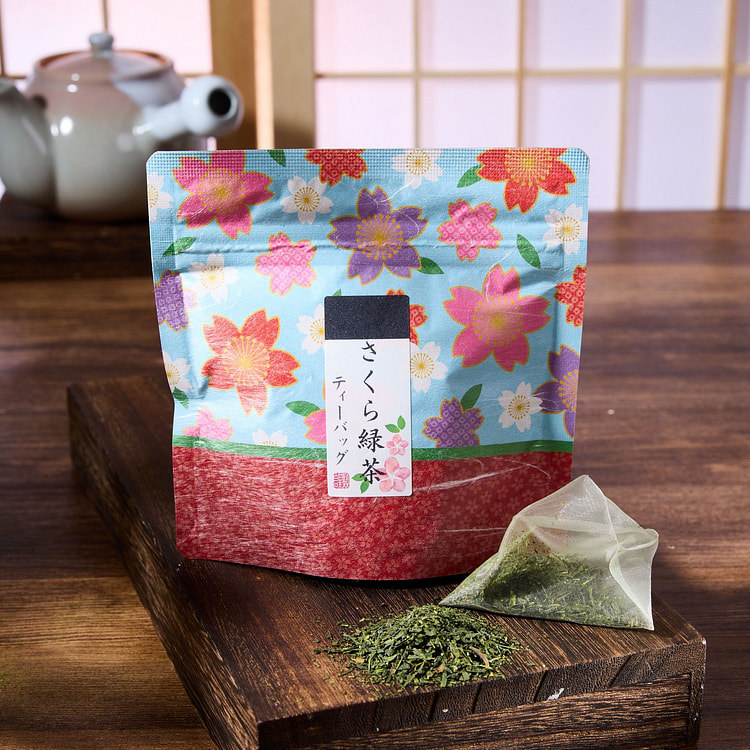 Sakura Ryokucha Green Tea (5 tea bags)