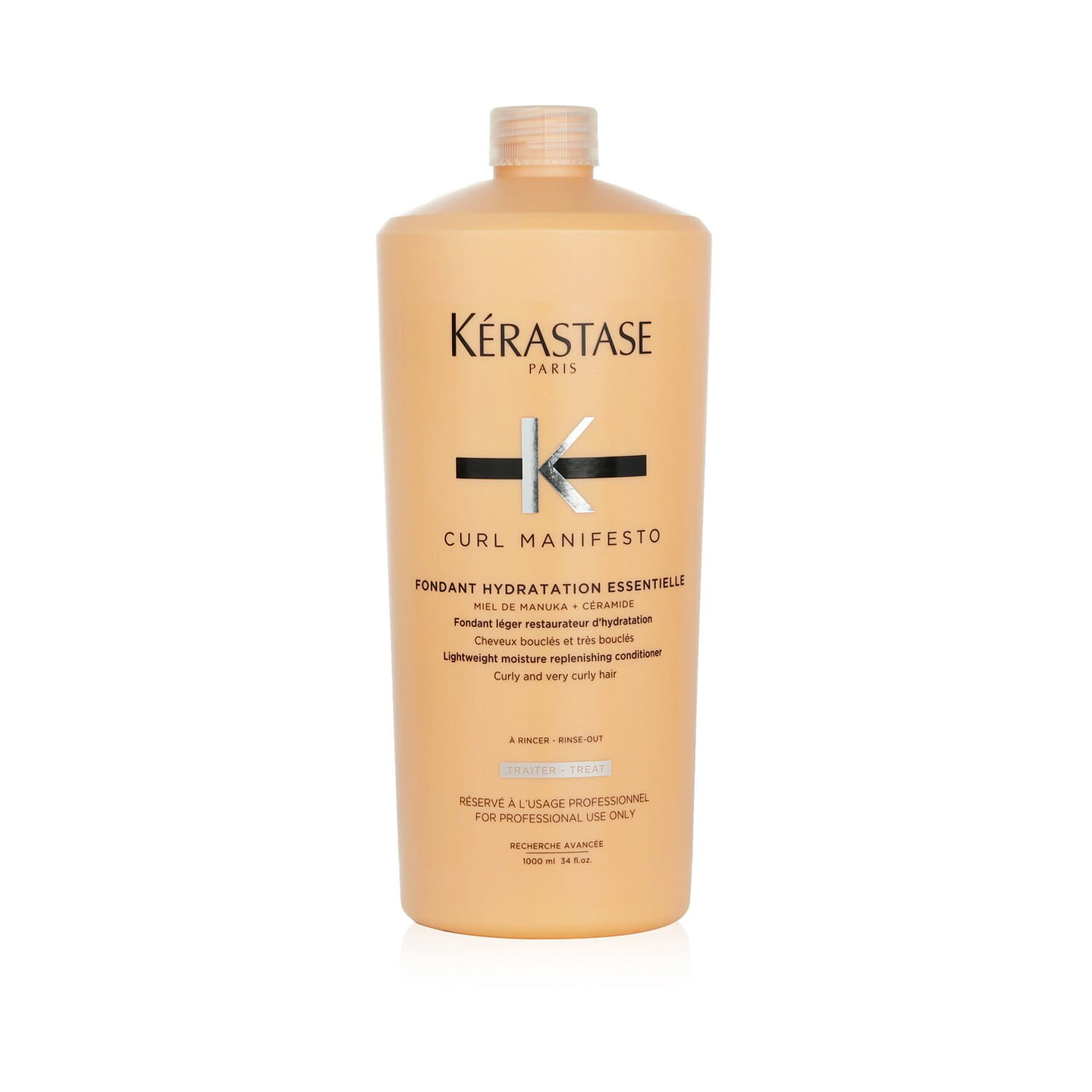 Kerastase Curl Manifesto Fondant Hydratation Essentielle Lightweight Moisture Replenishing Conditioner (Salon Size) 1000ml/34oz 1000 ml