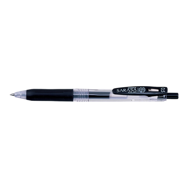 ブラックボールペン ゼブラ ボールペン サラサクリップ 0.5mm 黒 - Weee!