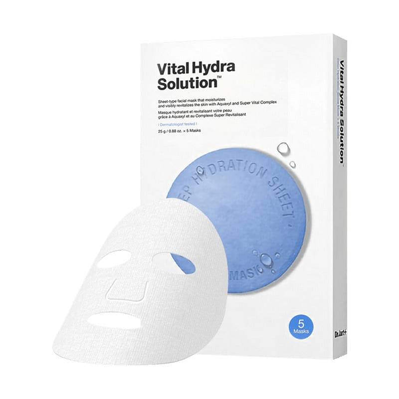 Dermask Water JetVitalHydra Solution FaceMask 5pcs 1 box