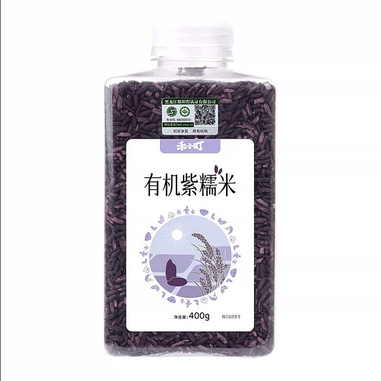 禾小町有机紫糯米400g*1桶 400 克