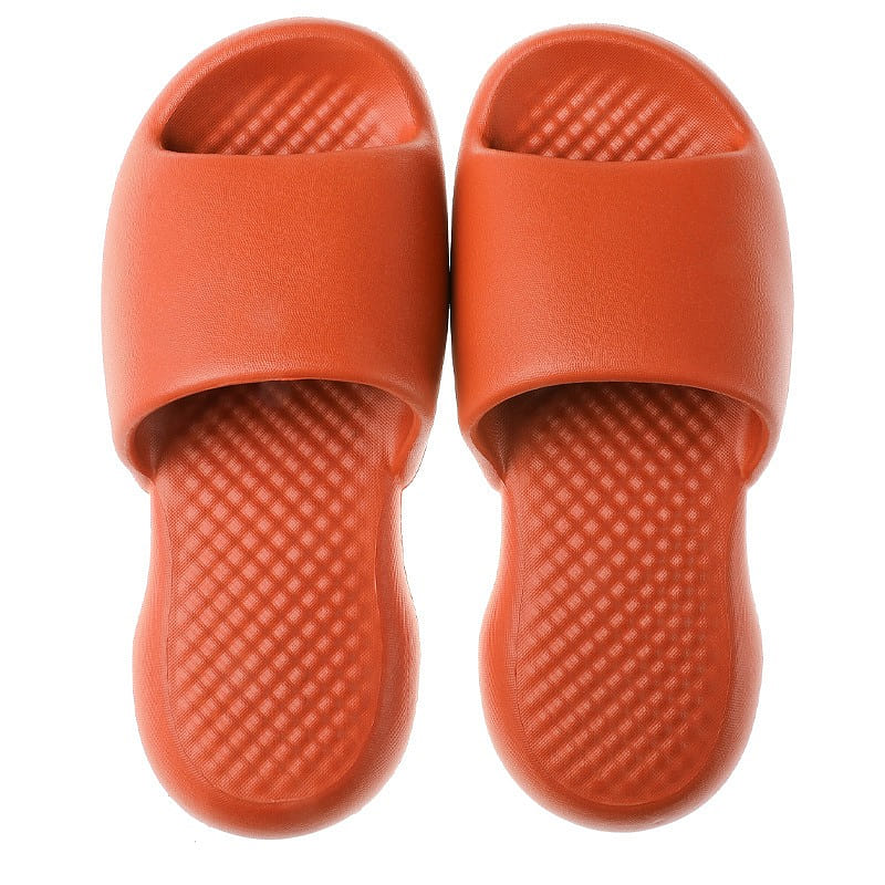 Slippers Like a Cloud Non-Slip Quick Dry Shower Sandals Bathroom, Orange, 39-40 1 count