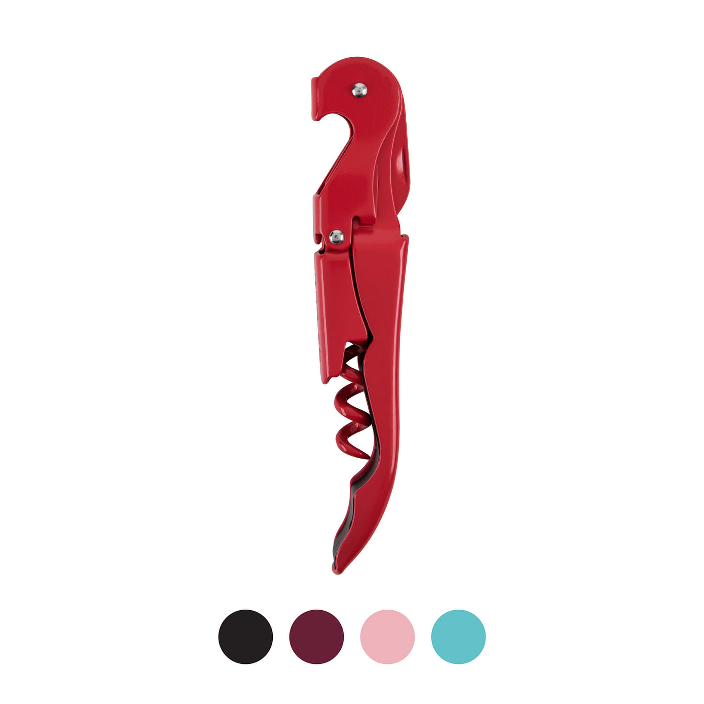 Truetap™: Double-Hinged Corkscrew in Full Red 1 each